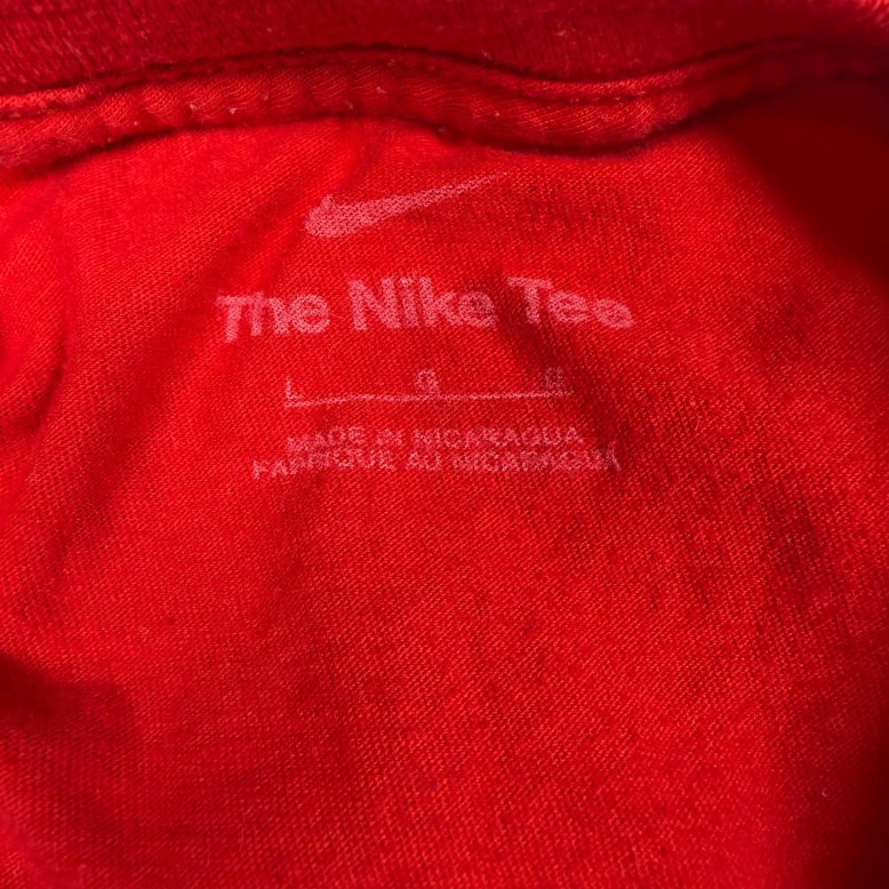 Nike Georgia Bulldogs Mens Large Red Long Sleeve T-Shirt UGA NCAA G Logo Cotton - Picture 3 of 5